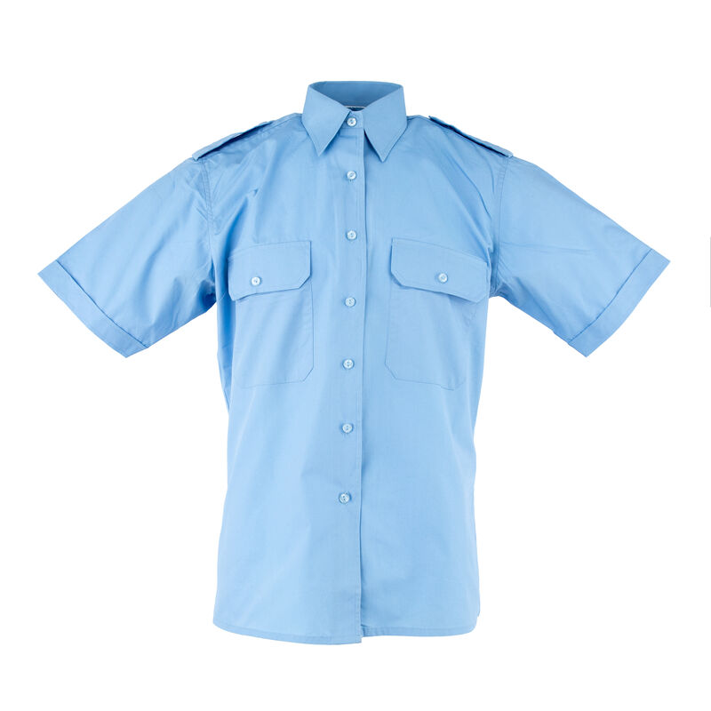 Dutch Army Sky Blue Short Sleeve BDU Shirt w/ Pockets | Women's | Issued, , large image number 0